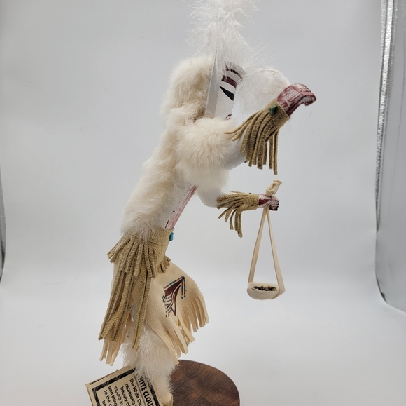 Vintage Kachina Navajo  Dancer White Cloud- Signed - Picture 4 of 14